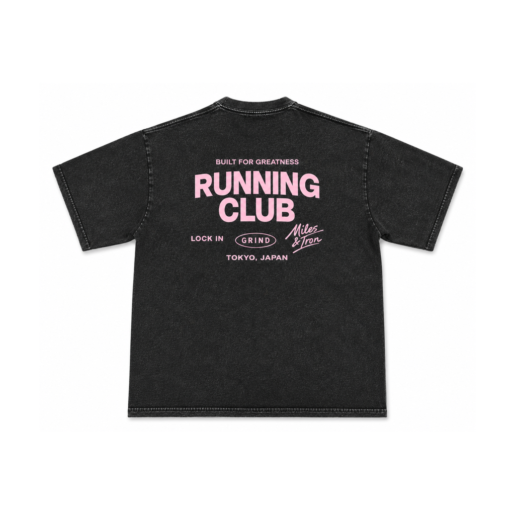 Washed Runinig Club Tee